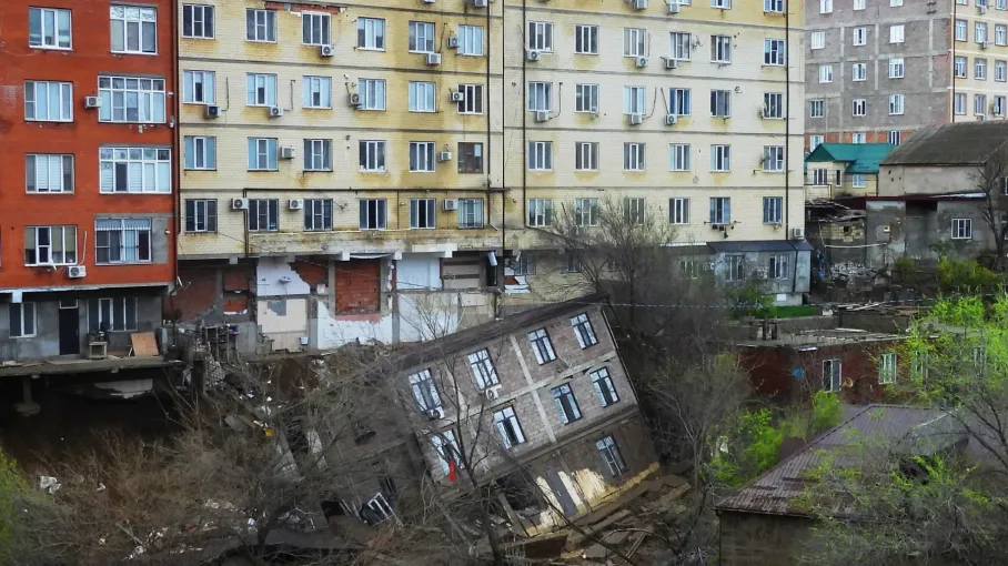 Дагестан сильно пострадал от наводнения, вызванного ливнями