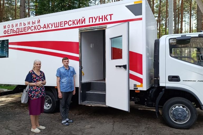 Графік працы перасоўнага мабільнага фельчарска-акушэрскага пункта на красавік